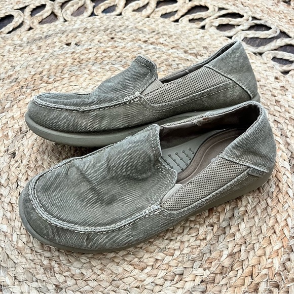 Crocs Slip On Loafers Mens Size 8 Brown - Picture 2 of 4